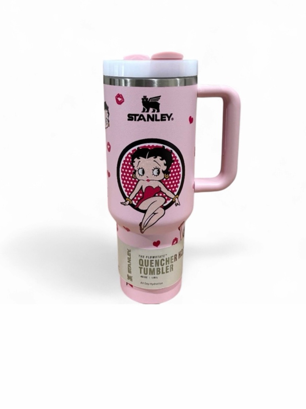 Stanley Pink Betty Boop Quencher Tumbler